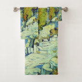 Vincent Van Gogh Two Poplars in Saint-Rémy Badhandtuch Set (Insitu)