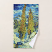 Vincent Van Gogh Two Poplars in Saint-Rémy Badhandtuch Set (Handtuch)