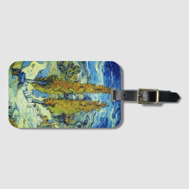 Vincent Van Gogh Two Poplars in Saint-Rémy Gepäckanhänger