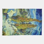 Vincent Van Gogh Two Poplars in Saint-Rémy Geschirrtuch (Horizontal)