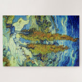 Vincent Van Gogh Two Poplars in Saint-Rémy Puzzle (Horizontal)