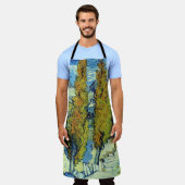 Vincent Van Gogh Two Poplars in Saint-Rémy Schürze (Getragen)