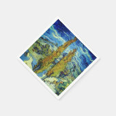 Vincent Van Gogh Two Poplars in Saint-Rémy Serviette (Ecke)