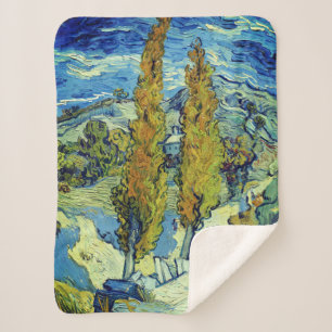 Vincent Van Gogh Two Poplars in Saint-Rémy Sherpadecke