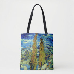 Vincent Van Gogh Two Poplars in Saint-Rémy Tasche