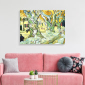Vincent van Gogh über die Straße Leinwanddruck (Insitu (Wohnzimmer))