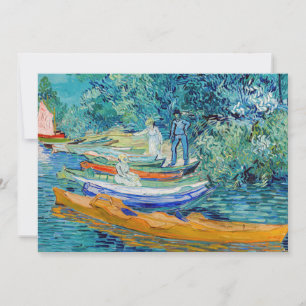 Vincent van Gogh - Ufer der Oise bei Auvers Dankeskarte