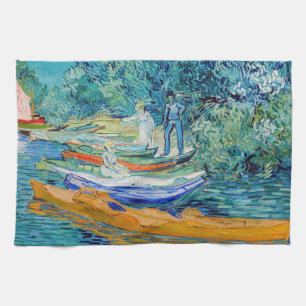 Vincent van Gogh - Ufer der Oise bei Auvers Geschirrtuch