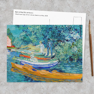 Vincent van Gogh - Ufer der Oise bei Auvers Postkarte