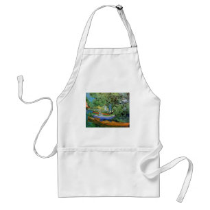 Vincent van Gogh - Ufer der Oise bei Auvers Schürze