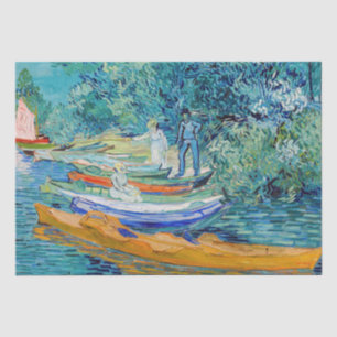 Vincent van Gogh - Ufer der Oise bei Auvers Seidenpapier