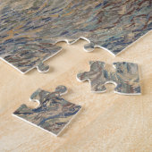 Vincent Van Gogh, umzäuntes Feld mit Bauern Puzzle (Seite)