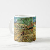 Vincent van Gogh - Umzäuntes Weizenfeld w Bauernho Kaffeetasse (Vorderseite Links)