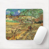 Vincent van Gogh - Umzäuntes Weizenfeld w Bauernho Mousepad (Mit Mouse)