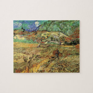 Vincent van Gogh - Umzäuntes Weizenfeld w Bauernho Puzzle