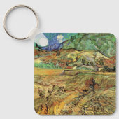 Vincent van Gogh - Umzäuntes Weizenfeld w Bauernho Schlüsselanhänger (Vorderseite)