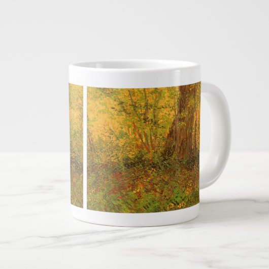 Vincent van Gogh - UnderGrowth Jumbo-Tasse (Vorderseite Rechts)