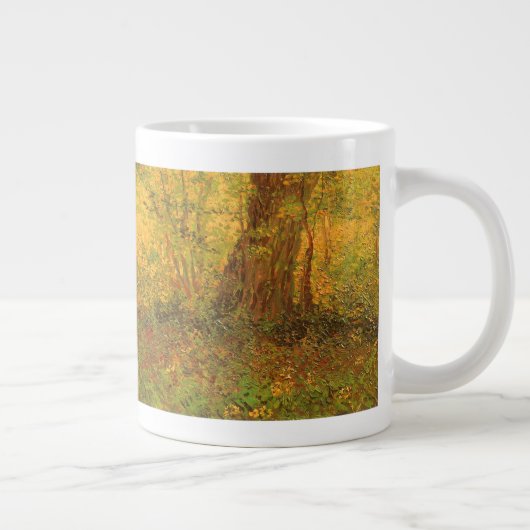 Vincent van Gogh - UnderGrowth Jumbo-Tasse (Rechts)
