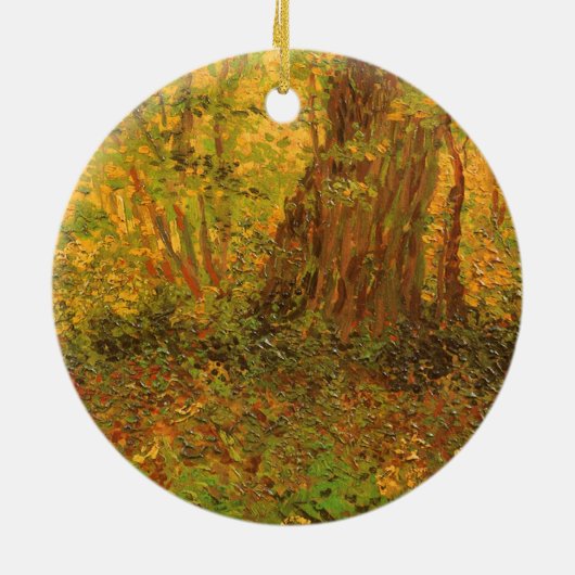 Vincent van Gogh - UnderGrowth Keramik Ornament (Hinten)