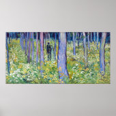 Vincent van Gogh UnderGrowth mit zwei Zahlen Poster (Vorne)