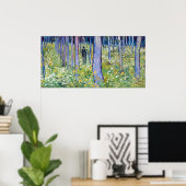 Vincent van Gogh UnderGrowth mit zwei Zahlen Poster (Heimbüro)