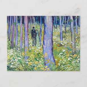 Vincent van Gogh UnderGrowth mit zwei Zahlen Postkarte