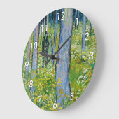 Vincent van Gogh - Undergrowth with Two Figures Große Wanduhr (Winkel)