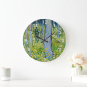 Vincent van Gogh - Undergrowth with Two Figures Große Wanduhr (Zuhause)