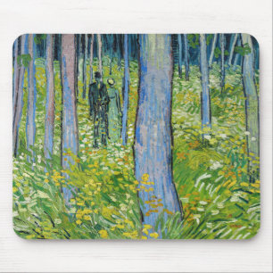 Vincent van Gogh - Unterholz mit zwei Figuren Mousepad