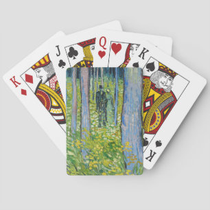 Vincent van Gogh - Unterholz mit zwei Figuren Spielkarten