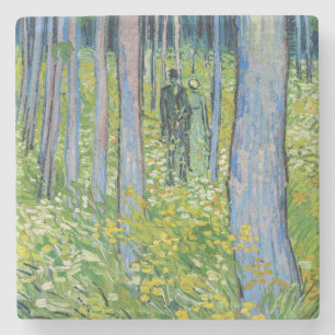 Vincent van Gogh - Unterholz mit zwei Figuren Steinuntersetzer