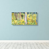 Vincent Van Gogh - Unterwachstum mit zwei Zahlen Leinwanddruck (Insitu (Holzboden))