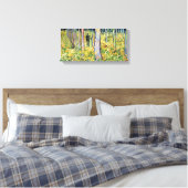 Vincent Van Gogh - Unterwachstum mit zwei Zahlen Leinwanddruck (Insitu (Schlafzimmer))