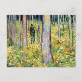 Vincent Van Gogh - Unterwachstum mit zwei Zahlen Postkarte (Vorderseite)