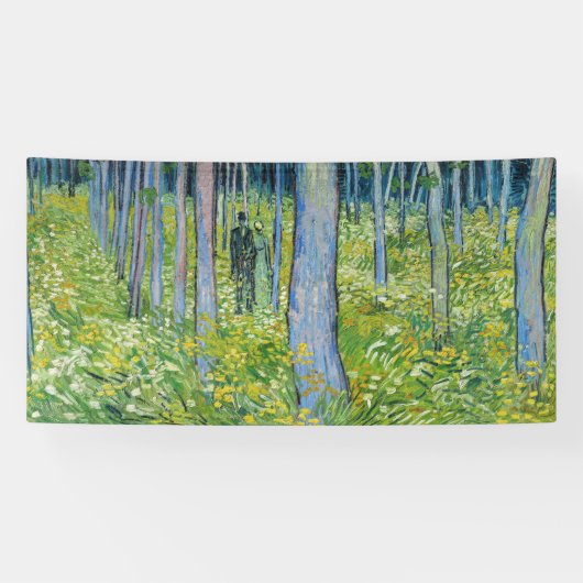 Vincent van Gogh - Unterwuchs mit zwei Zahlen Banner (Horizontal)