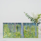 Vincent van Gogh - Unterwuchs mit zwei Zahlen Einladung (Stehend Vorderseite)