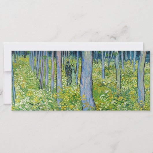 Vincent van Gogh - Unterwuchs mit zwei Zahlen Einladung (Vorderseite)