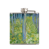 Vincent van Gogh - Unterwuchs mit zwei Zahlen Flachmann (Rückseite)