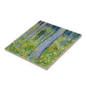 Vincent van Gogh - Unterwuchs mit zwei Zahlen Fliese (Seite)