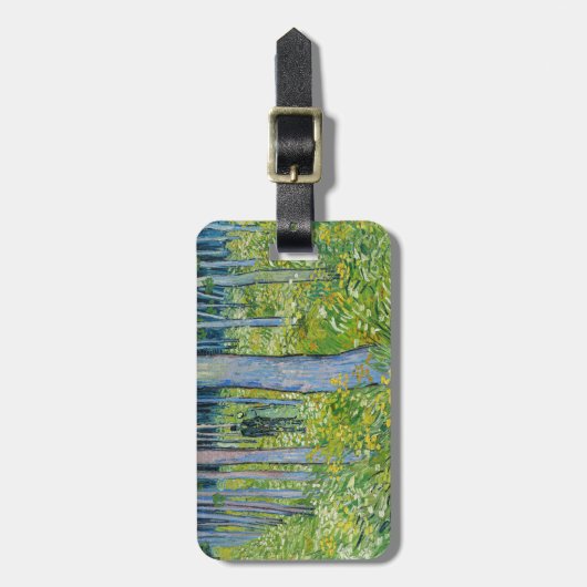 Vincent van Gogh - Unterwuchs mit zwei Zahlen Gepäckanhänger (Vorderseite vertikal)