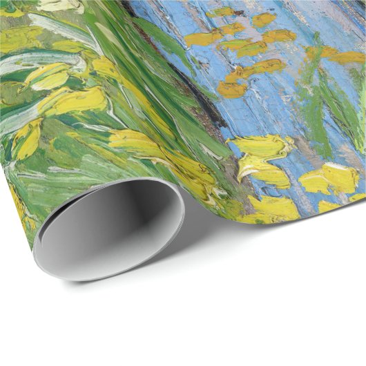 Vincent van Gogh - Unterwuchs mit zwei Zahlen Geschenkpapier (Rolleneckpunkt)