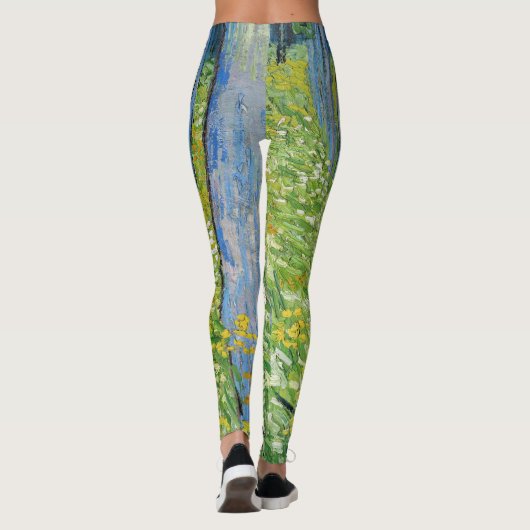 Vincent van Gogh - Unterwuchs mit zwei Zahlen Leggings (Rückseite)