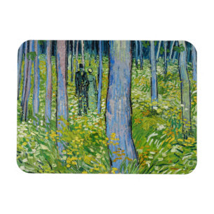 Vincent van Gogh - Unterwuchs mit zwei Zahlen Magnet