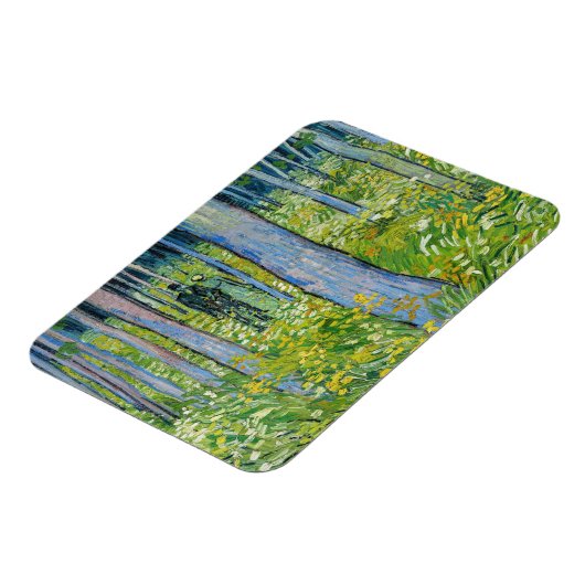 Vincent van Gogh - Unterwuchs mit zwei Zahlen Magnet (Linke Seite)