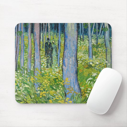 Vincent van Gogh - Unterwuchs mit zwei Zahlen Mousepad (Mit Mouse)