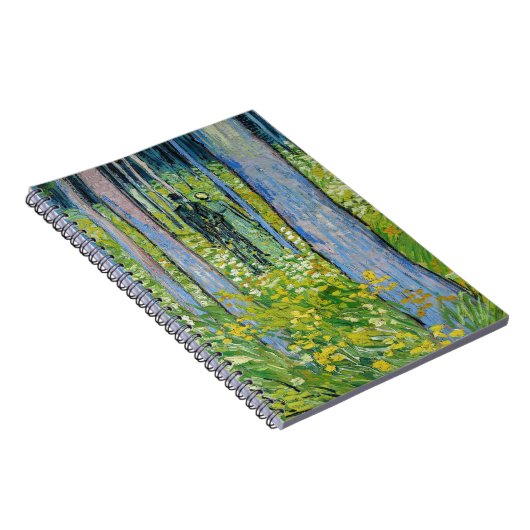 Vincent van Gogh - Unterwuchs mit zwei Zahlen Notizblock (Rechte Seite)