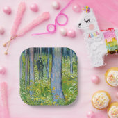 Vincent van Gogh - Unterwuchs mit zwei Zahlen Pappteller (Party)