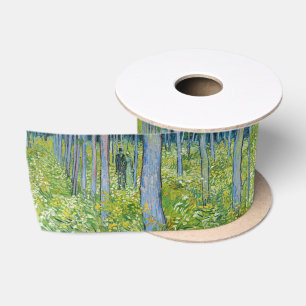 Vincent van Gogh - Unterwuchs mit zwei Zahlen Satinband