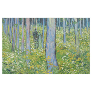Vincent van Gogh - Unterwuchs mit zwei Zahlen Stoff