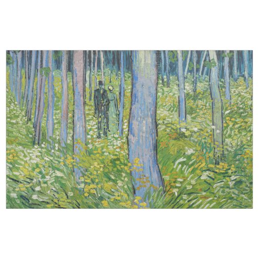 Vincent van Gogh - Unterwuchs mit zwei Zahlen Stoff (Yard (91,4 cm))